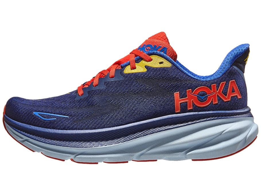 Hoka Clifton 9, men's shoe, side profile